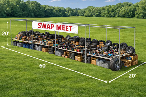 Swap Meet 20' x 60' booth